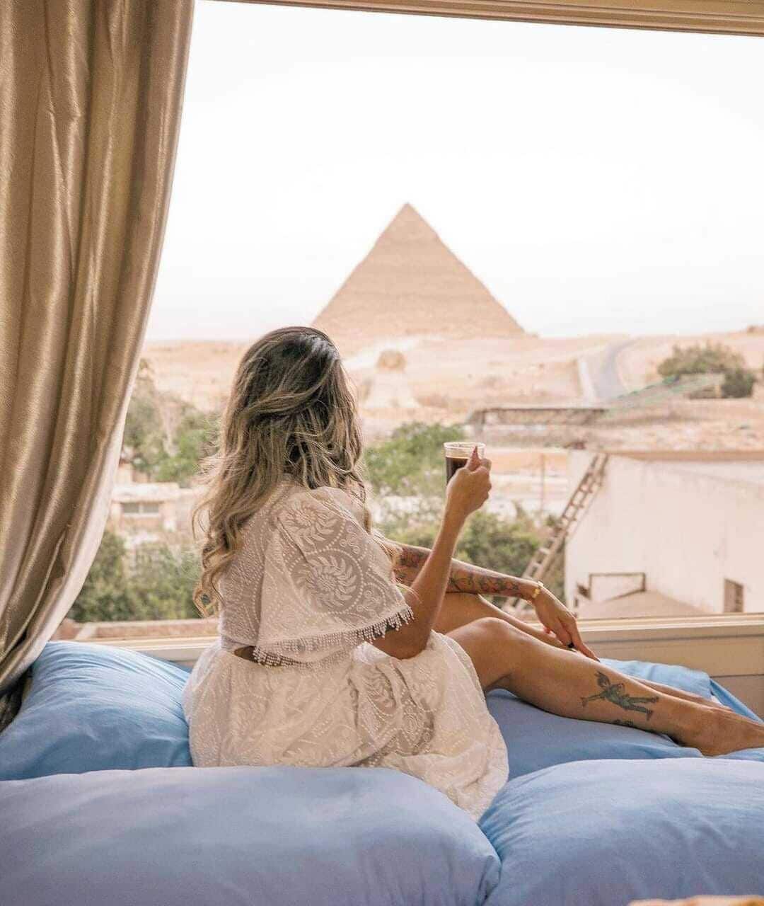 صور فندق رويال كراون الجيزة بإطلالة الأهرامات في القاهرة